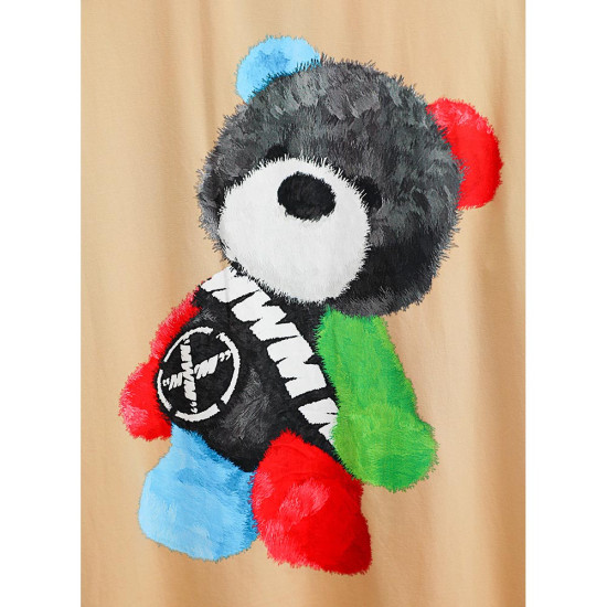MWM Ανδρική κοντομάνικη μπλούζα Mike Teddy Print Tshirt